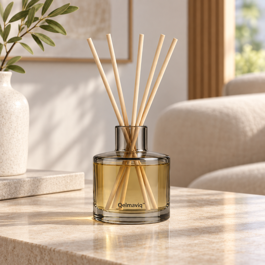 Qelmaviq™ Modern Glass Reed Diffuser Bottle main image 05