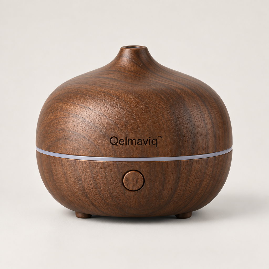 Qelmaviq™ Natural Wood Aroma Diffuser hero