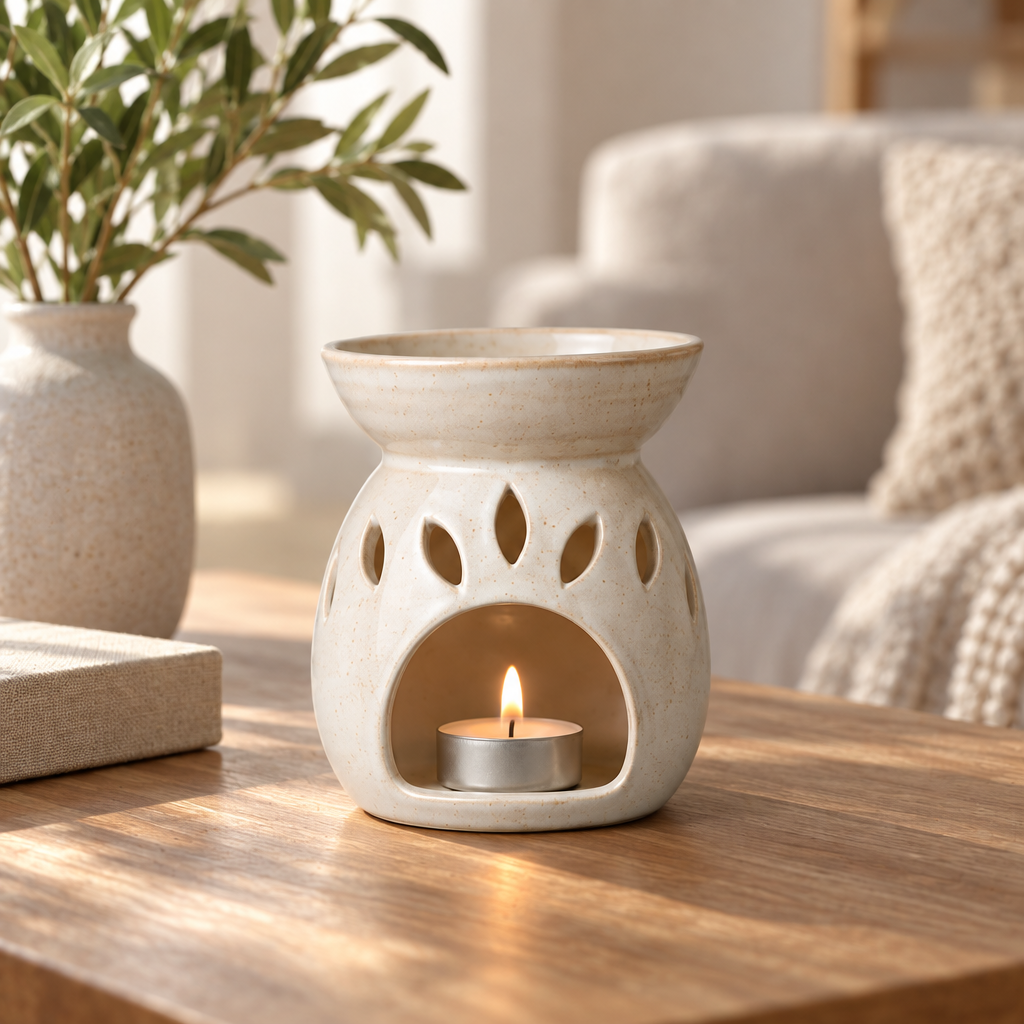 Qelmaviq™ Handcrafted Ceramic Aroma Burner main image 02