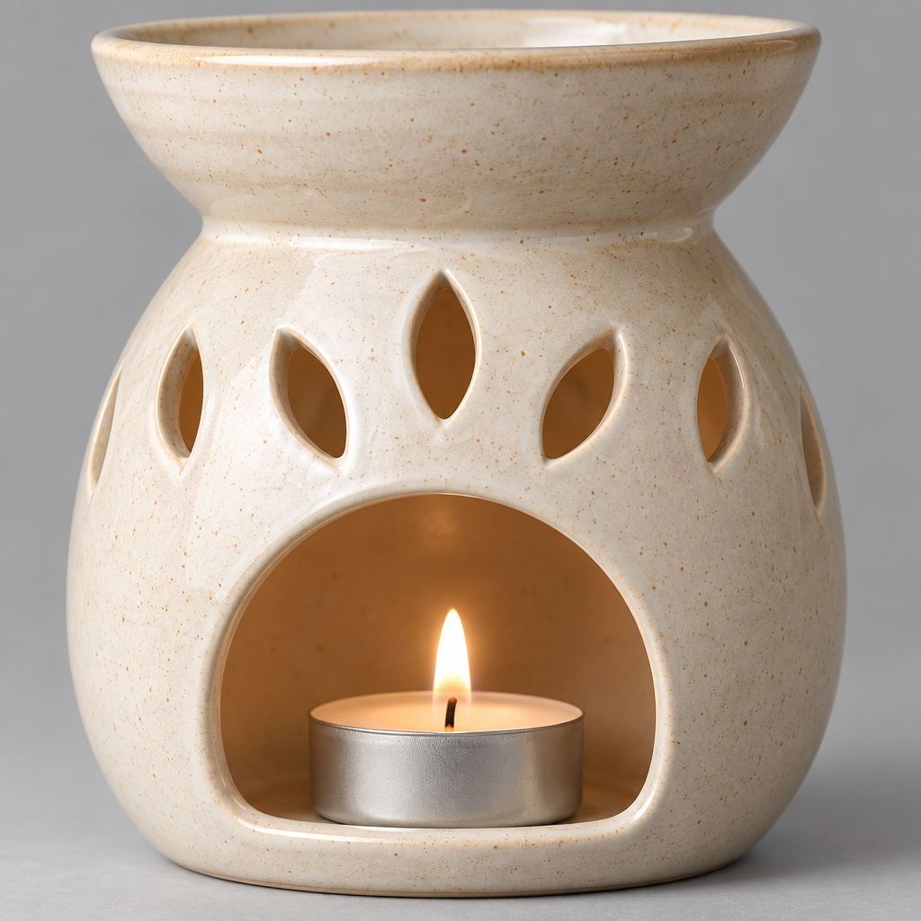 Qelmaviq™ Handcrafted Ceramic Aroma Burner main image 03