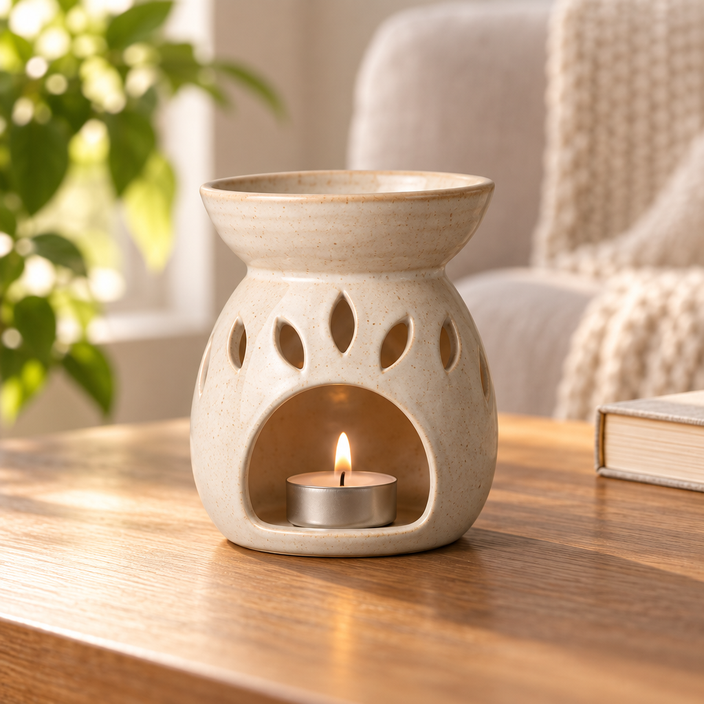 Qelmaviq™ Handcrafted Ceramic Aroma Burner main image 05