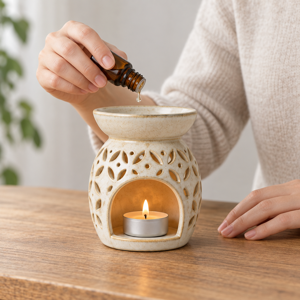 Qelmaviq™ Vintage Cutout Essential Oil Burner main image 04