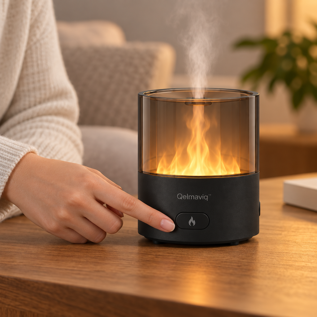 Qelmaviq™ Flame-Effect Aroma Diffuser main image 04