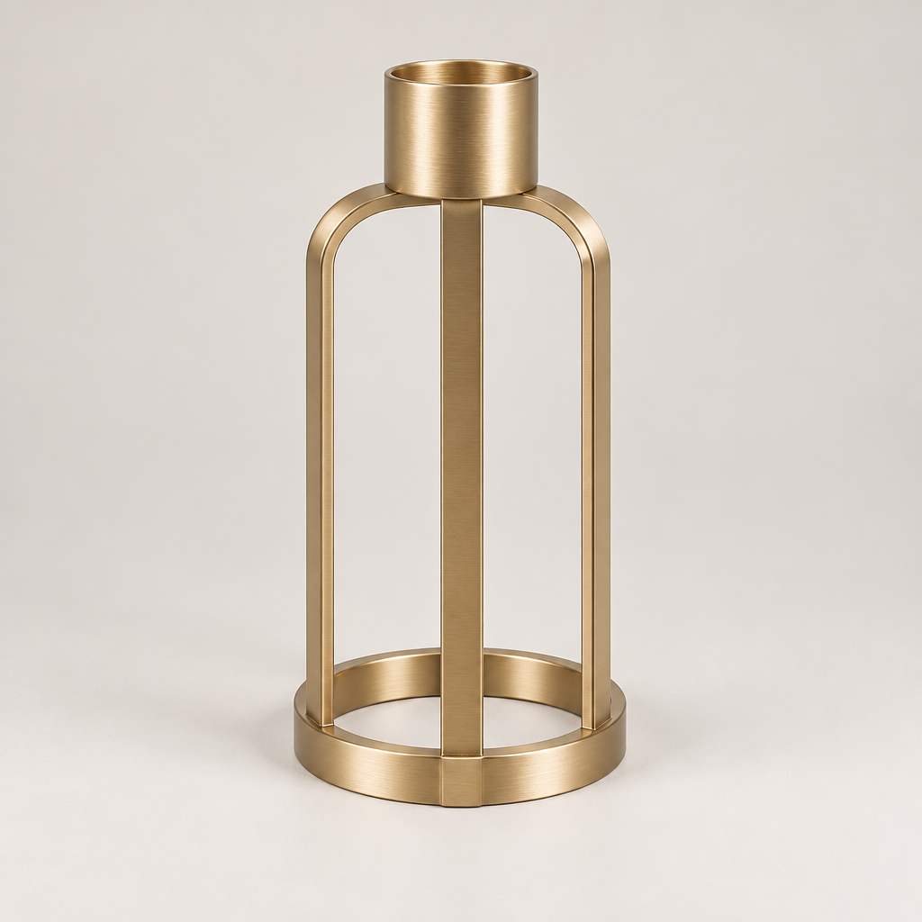 Qelmaviq™ Modern Metal Candle Holder hero