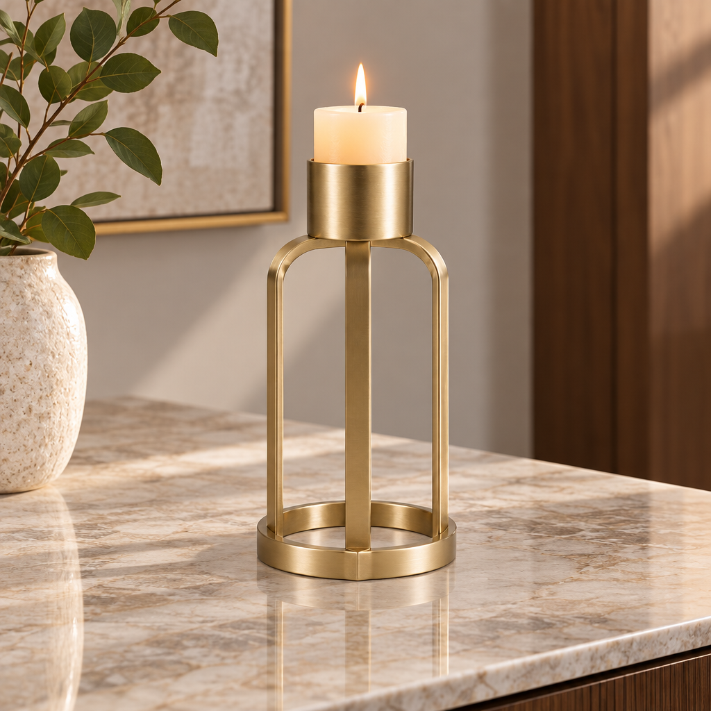 Qelmaviq™ Modern Metal Candle Holder main image 05
